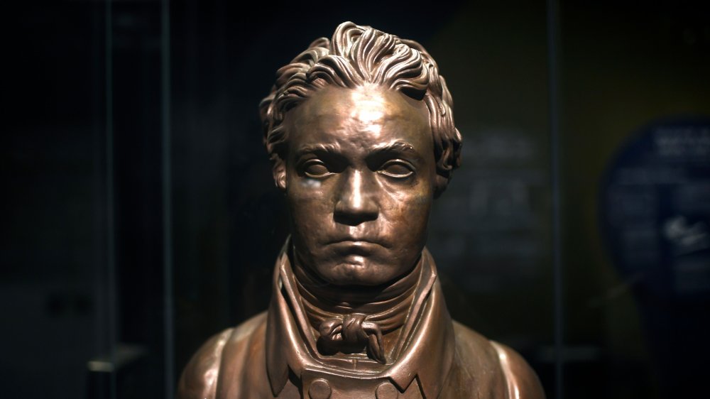 A statue of ol' Ludwig van