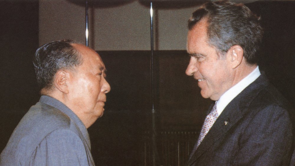 Mao Zedong and Richard Nixon