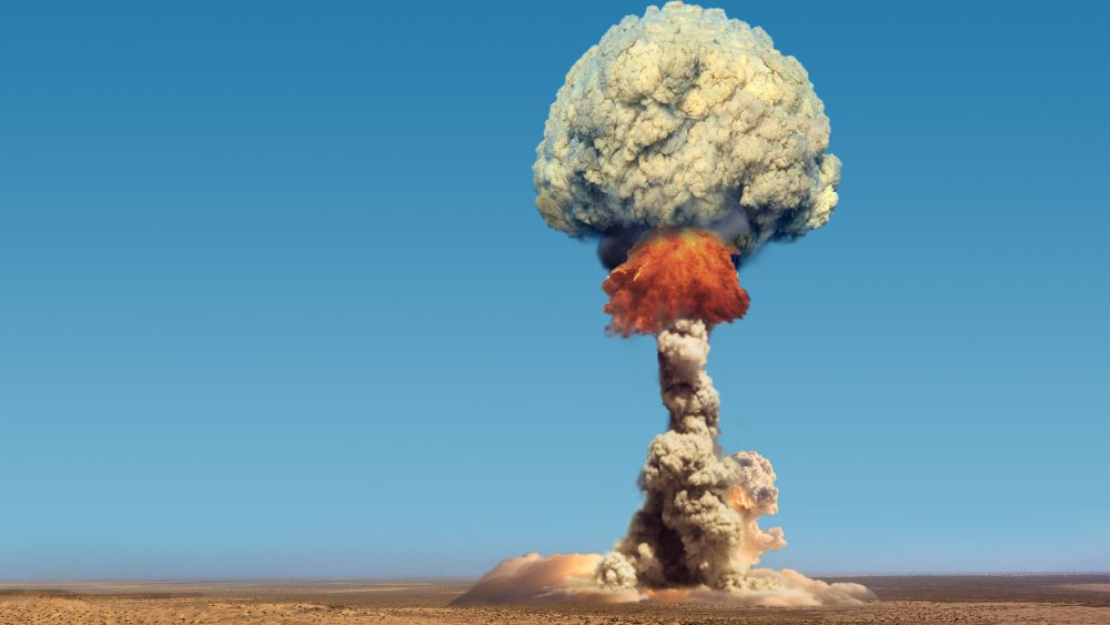 Atomic mushroom cloud