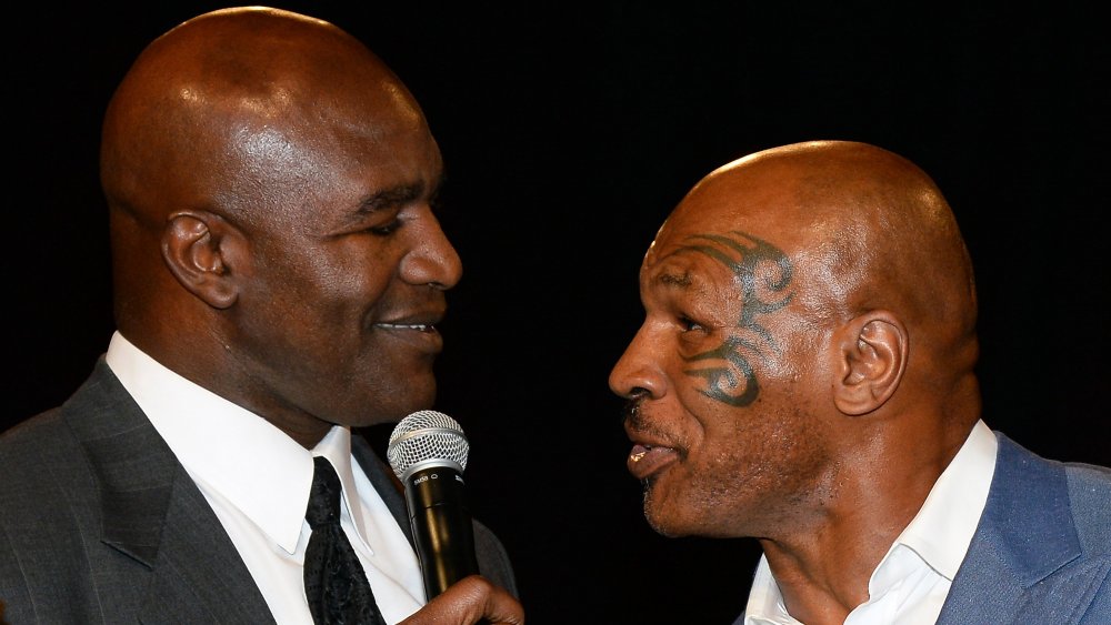 Evander Holyfield and Mike Tyson