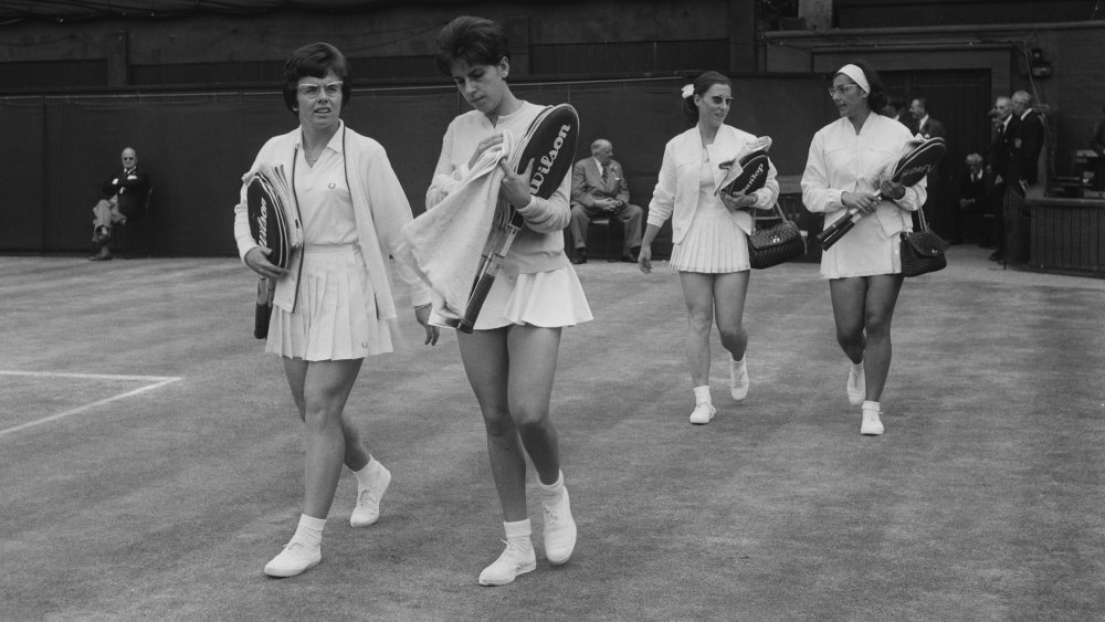 Billie Jean King at Wimbledon in 1965 - Women's Doubles