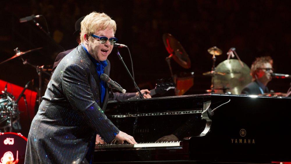 Elton John performs in Philadelphia