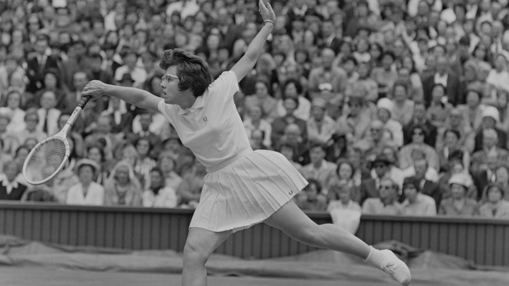 Billie Jean King at Wimbledon in 1963