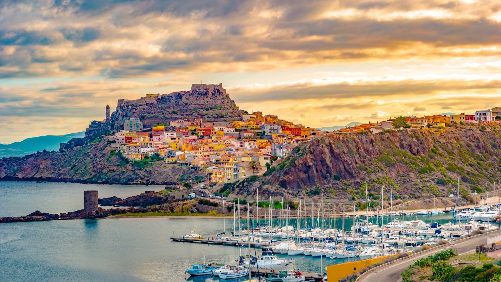 Scenic Sardinian township