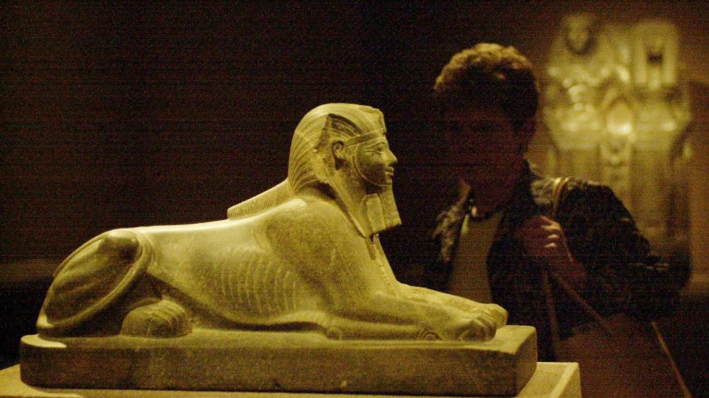Stone Egyptian Sphinx