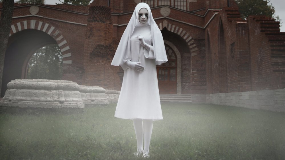 white lady nun