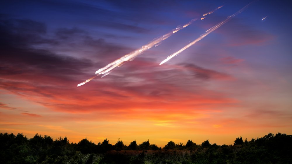 Meteors and and falling asteroids