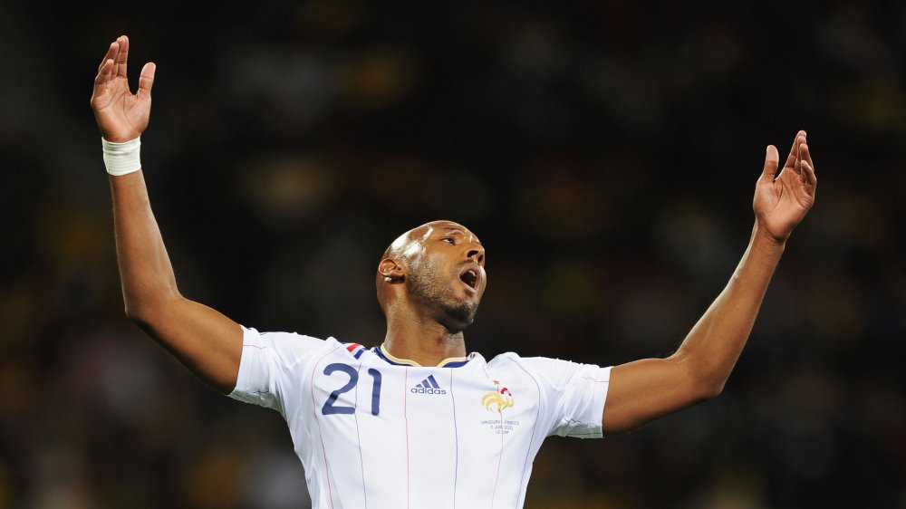Anelka celebrating a goal at the world cup