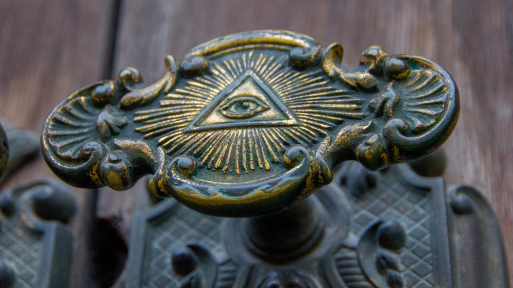 Eye of providence door handle