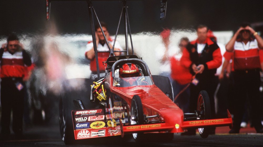 A shot of drag racing legend Scott Kalitta