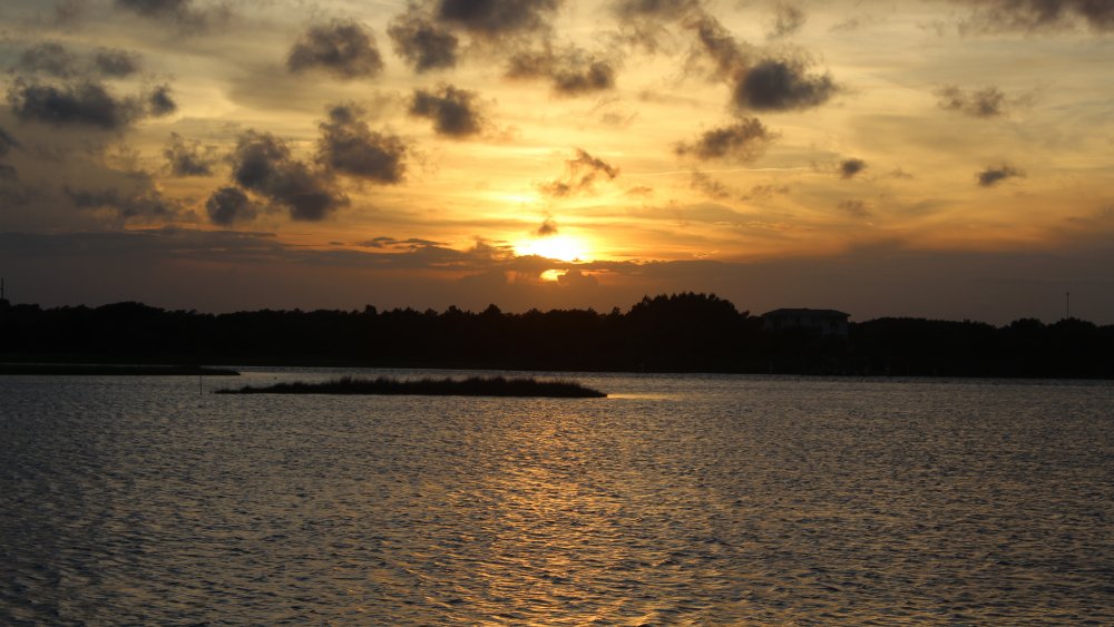 Topsail Inlet at sunset