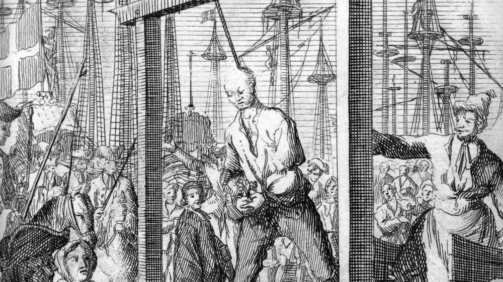 Illustration of Stede Bonnet's execution