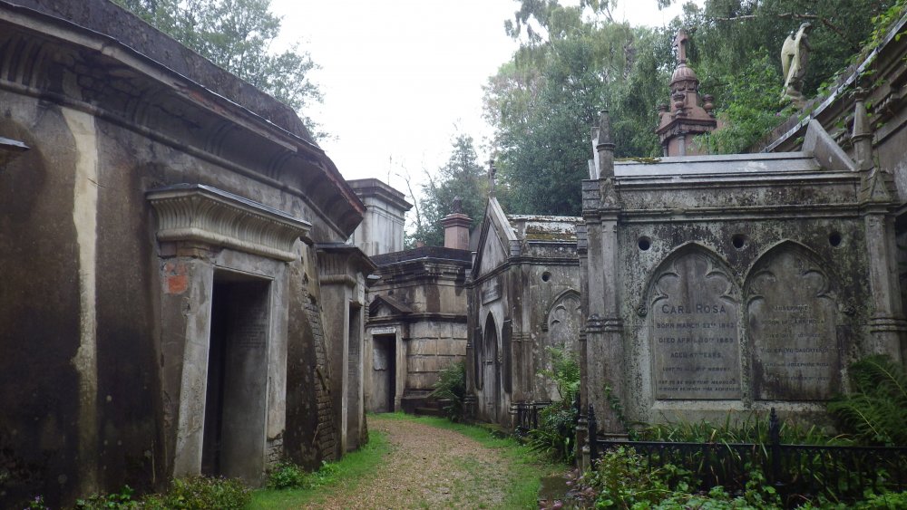 Mausoleums in Highgate Cemetery, London