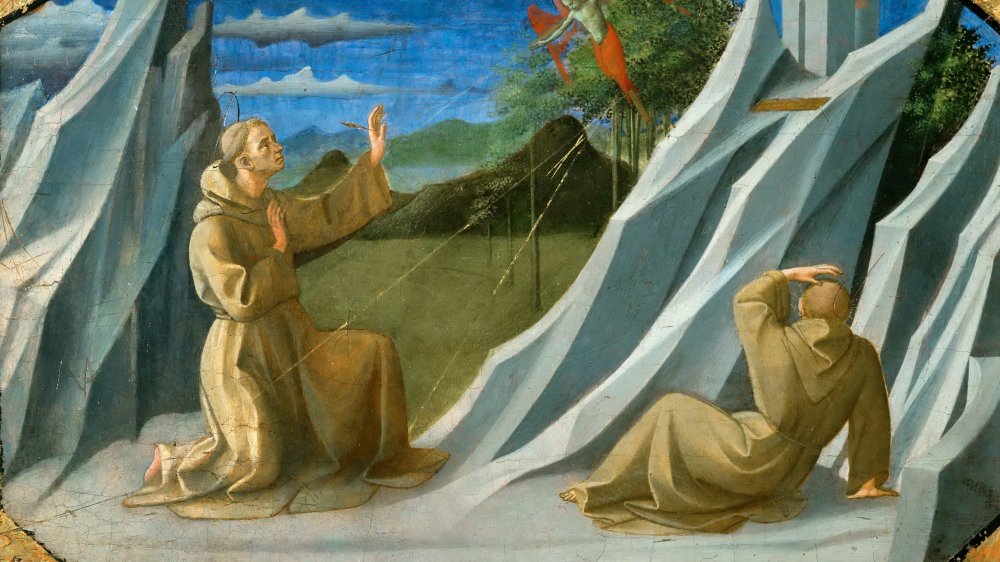 Saint Francis of Assisi receives the Stigmata