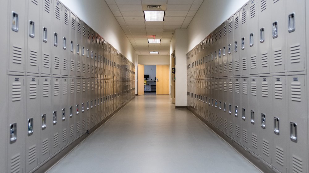 School hallway 