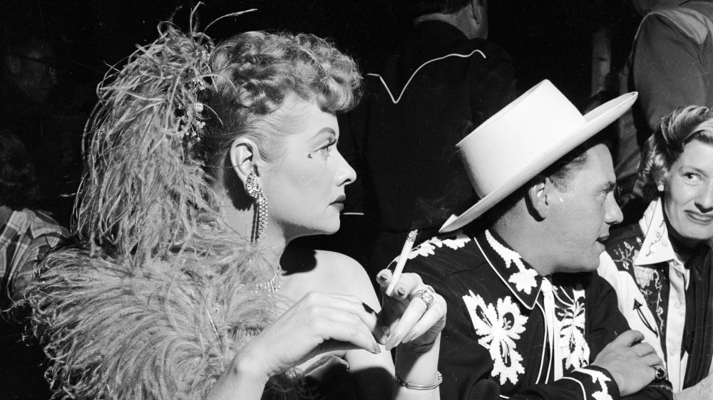 Lucille Ball and Desi Arnaz at Ciro's