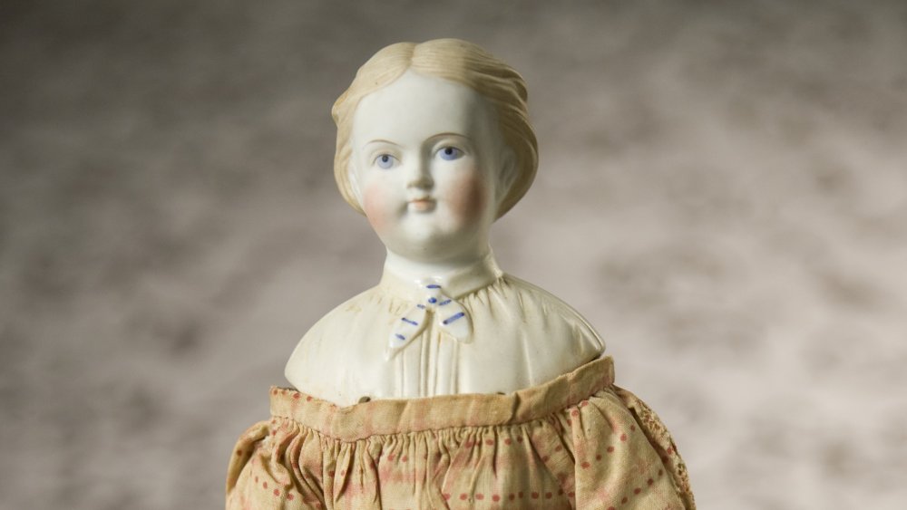Bisque porcelain doll