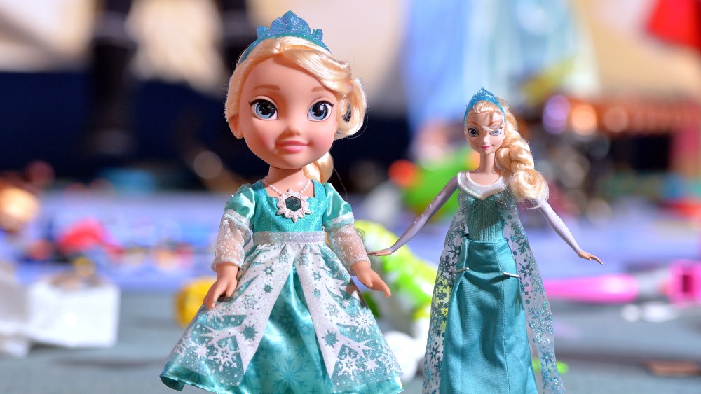 Elsa dolls from the Frozen movie franchise