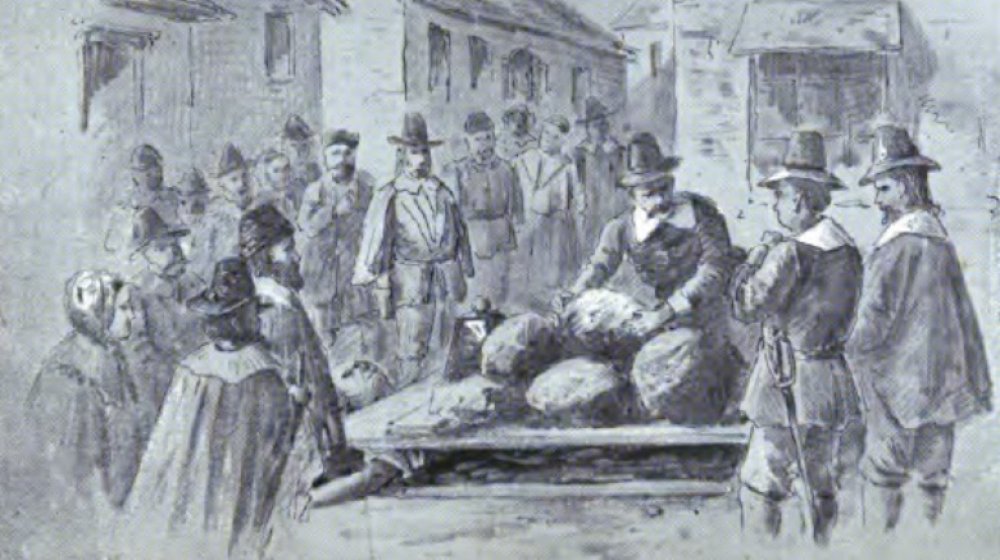 Giles Corey's execution