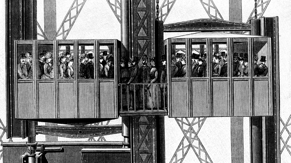 Elevator design circa 1889