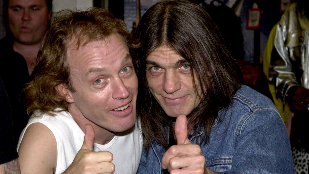 Angus and Malcolm Young
