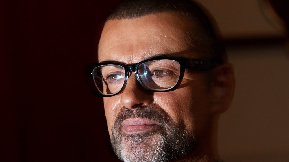 A profile shot of George Michael