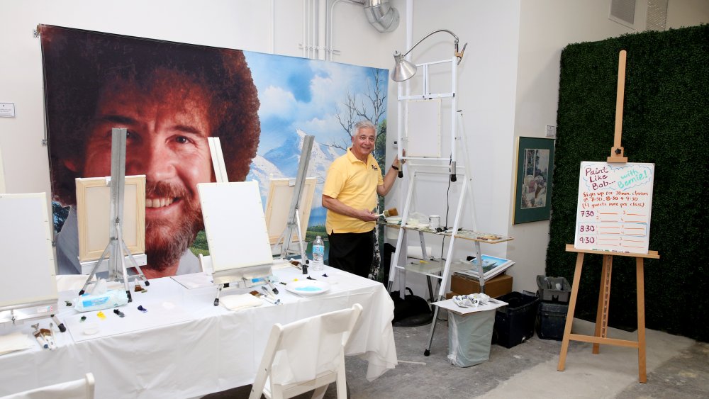 Painting of Bob Ross