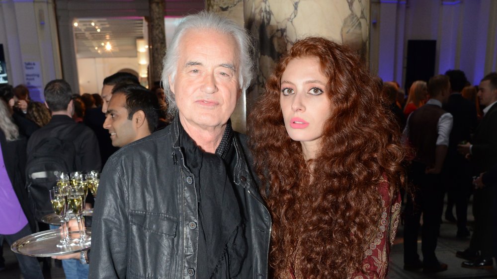 Jimmy Page and Scarlett Sabet, 2017