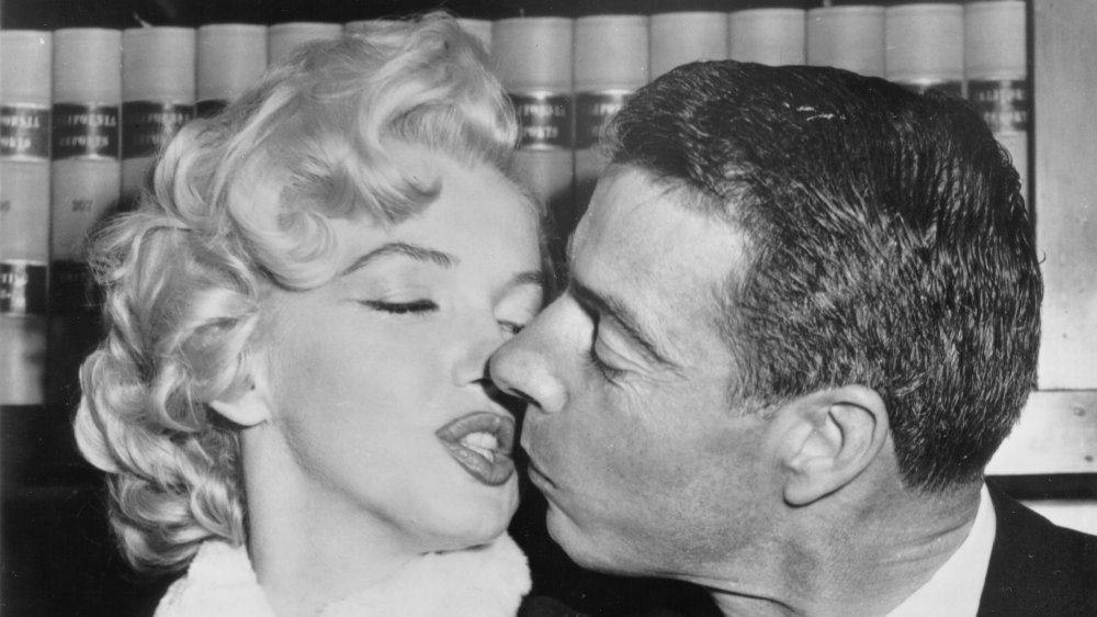 Joe DiMaggio and Marilyn Monroe