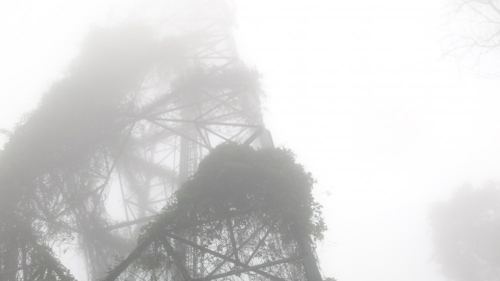 Abandoned radio tower