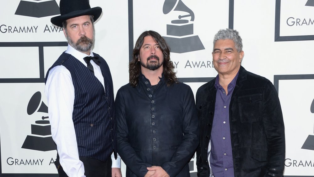 Krist Novoselic, Dave Grohl, and Pat Smear
