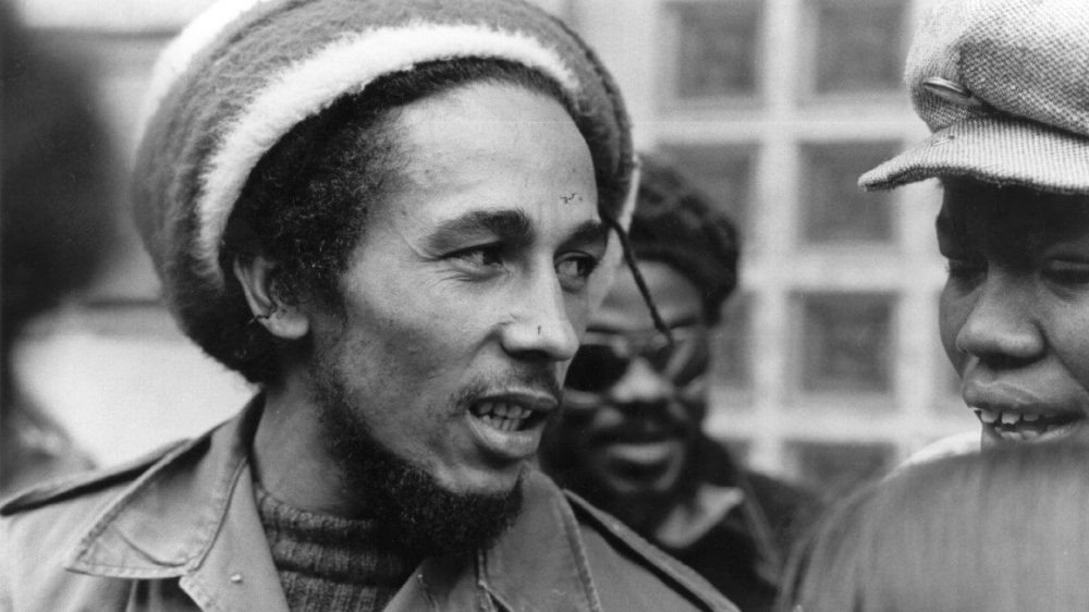 Bob Marley in 1977, the year after his assassination attempt