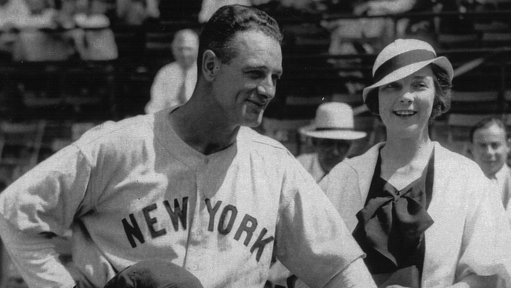 Gehrig with wife Eleanor