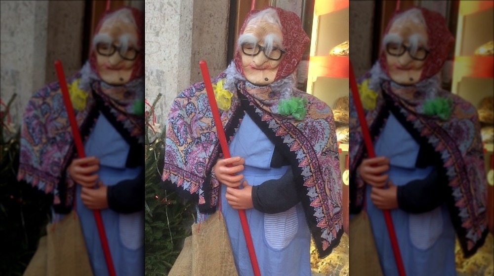 Befana, the legendary witch who brings candy and toys to Italian kids