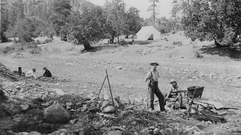 Placer miners in the 1980s