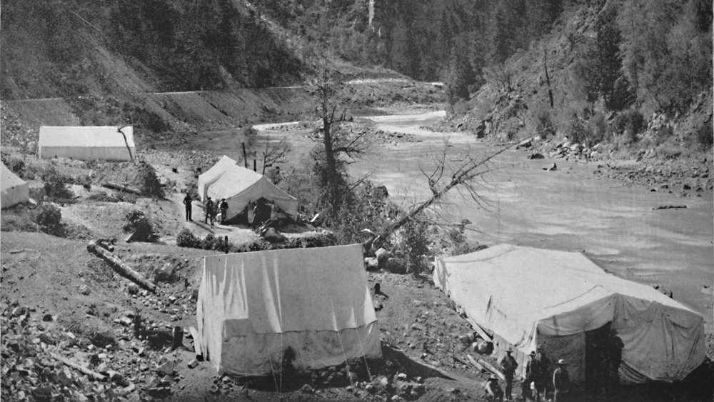 Mining camp circa 1897