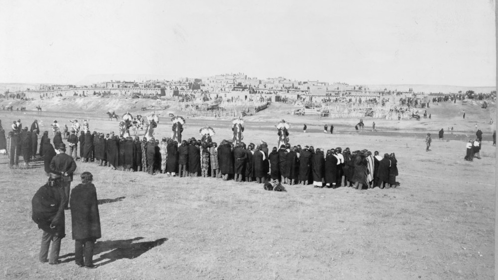 The dance of the Shalako, Zuni Pueblo, 1898