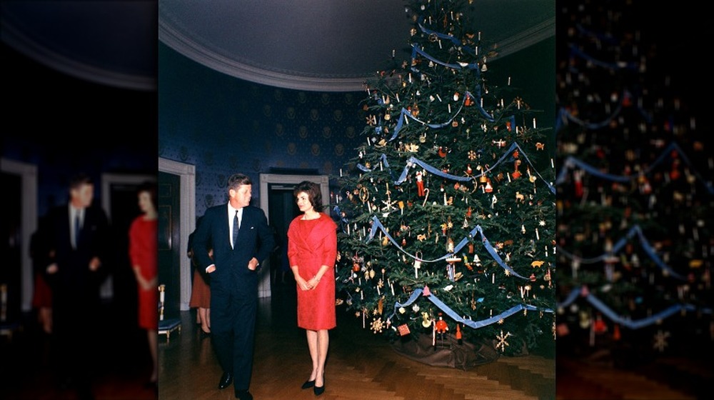 President John F. Kennedy and First Lady Jacqueline Kennedy introduced the tradition of Christmas Tree themes in 1961