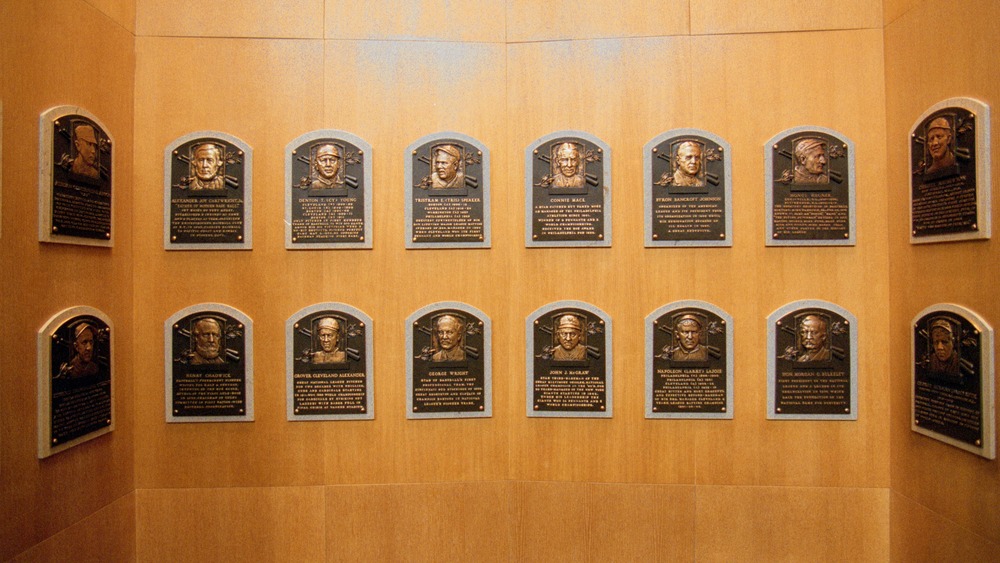 Hall of Fame plaques