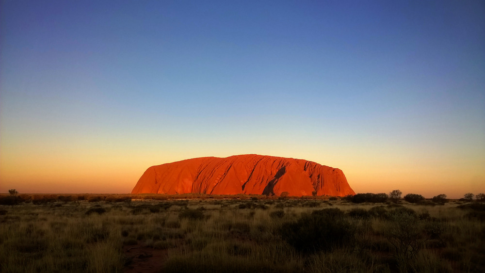 Uluru at sunset