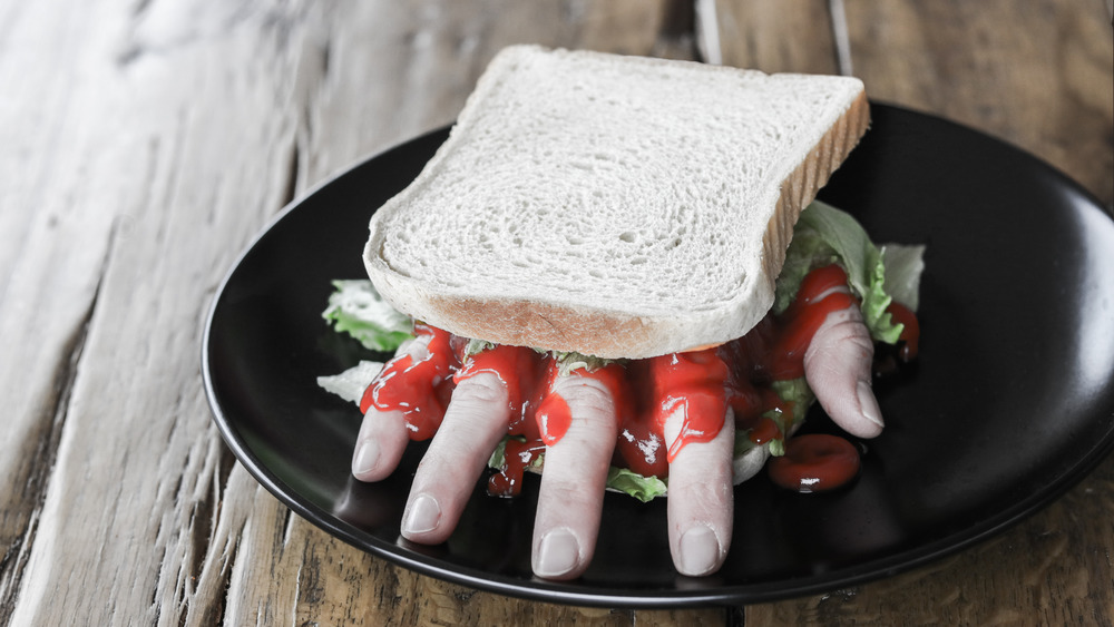 hand sandwich