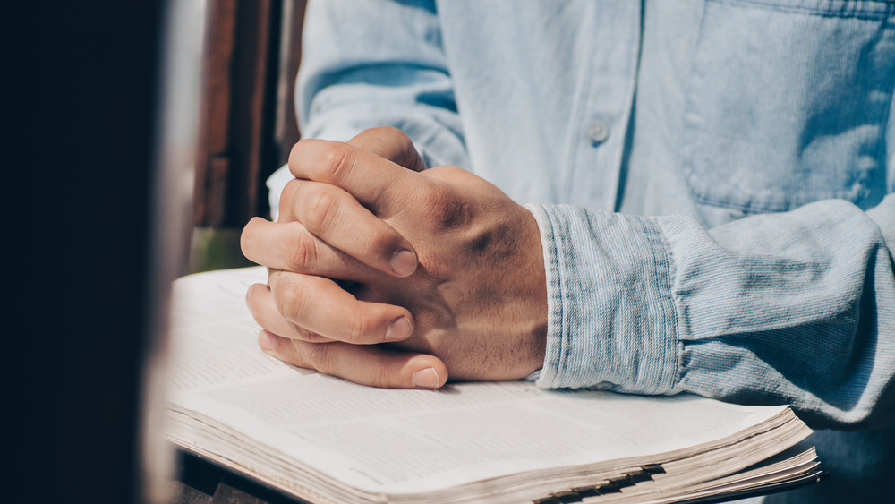 Man in prayer