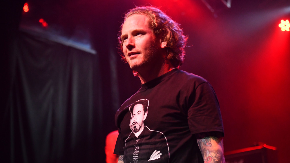 Corey Taylor performs with Stone Sour