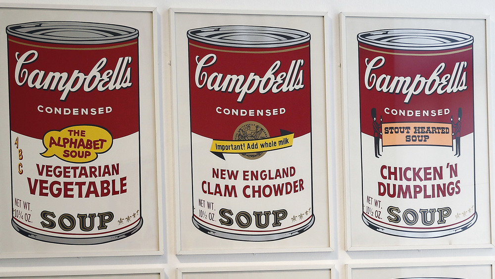 Andy Warhol's soup cans