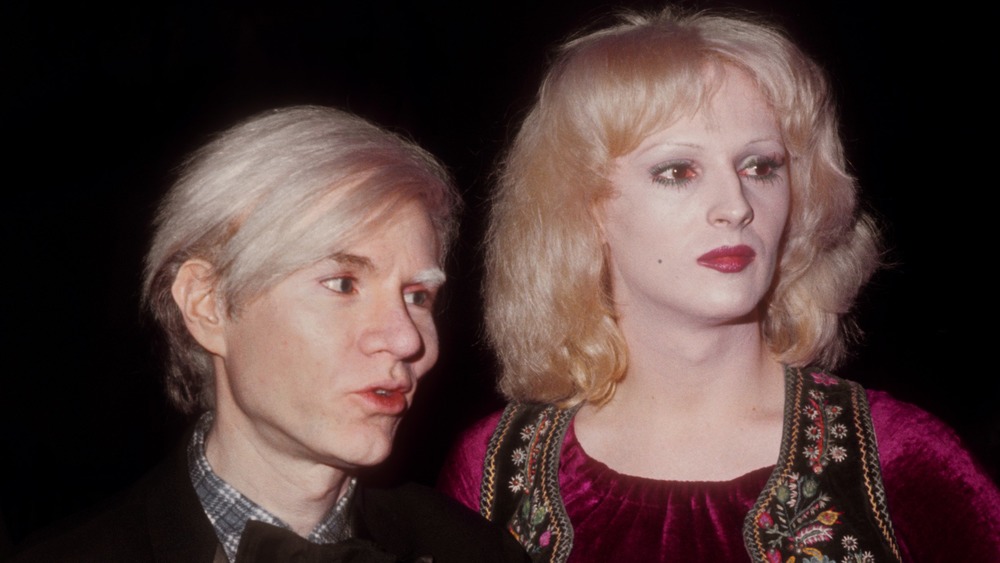 Andy Warhol with Candy Darling