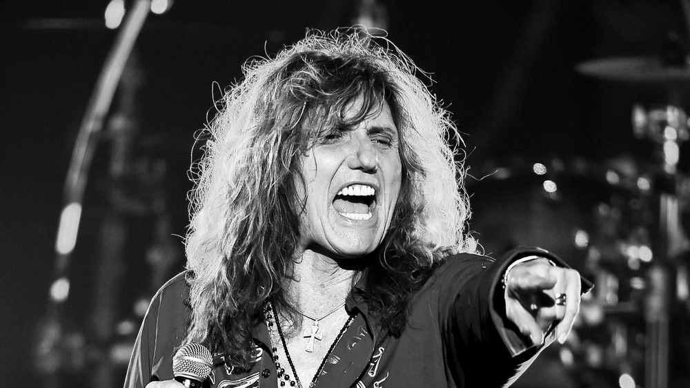 whitesnake singer on stage