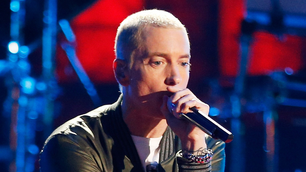 Eminem rapping 