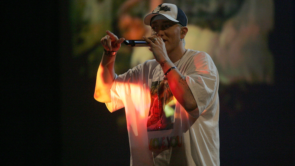 Eminem rapping 