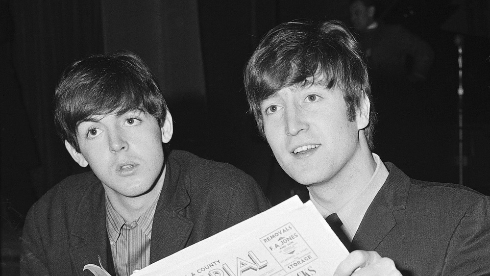 Young McCartney and Lennon
