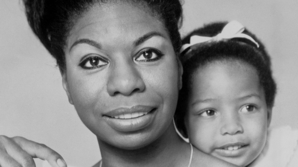 Nina Simone and daughter, Lisa